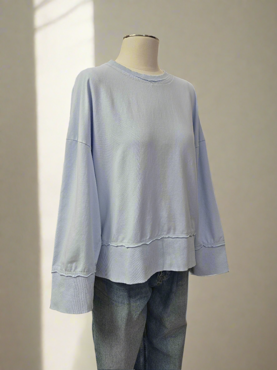 Памучна блуза Sky Blue sport