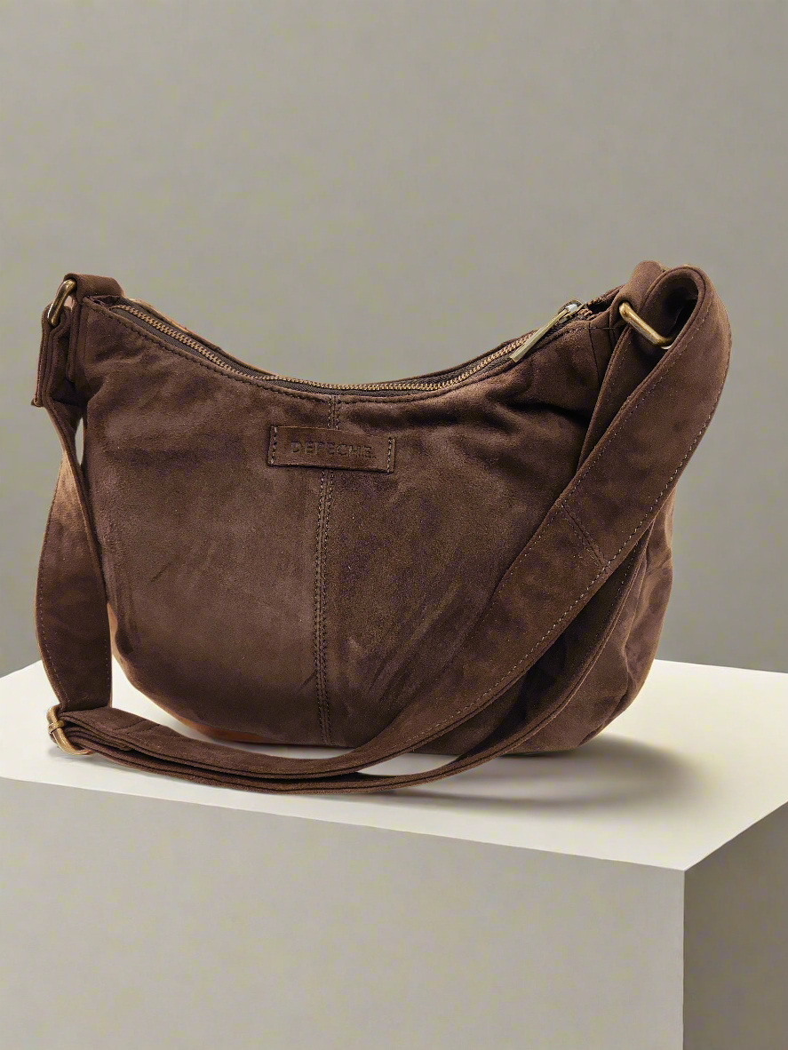 Чанта Depeche от естествен велур