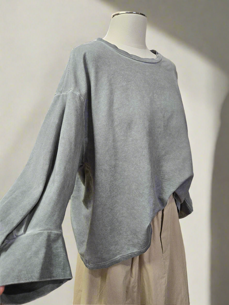 Памучна блуза Grey balloon