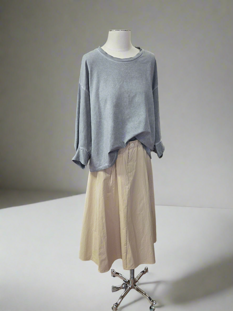 Памучна блуза Grey balloon