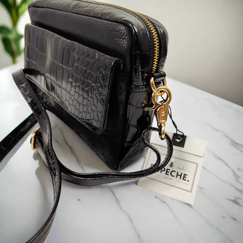 Кожена чанта Depeche