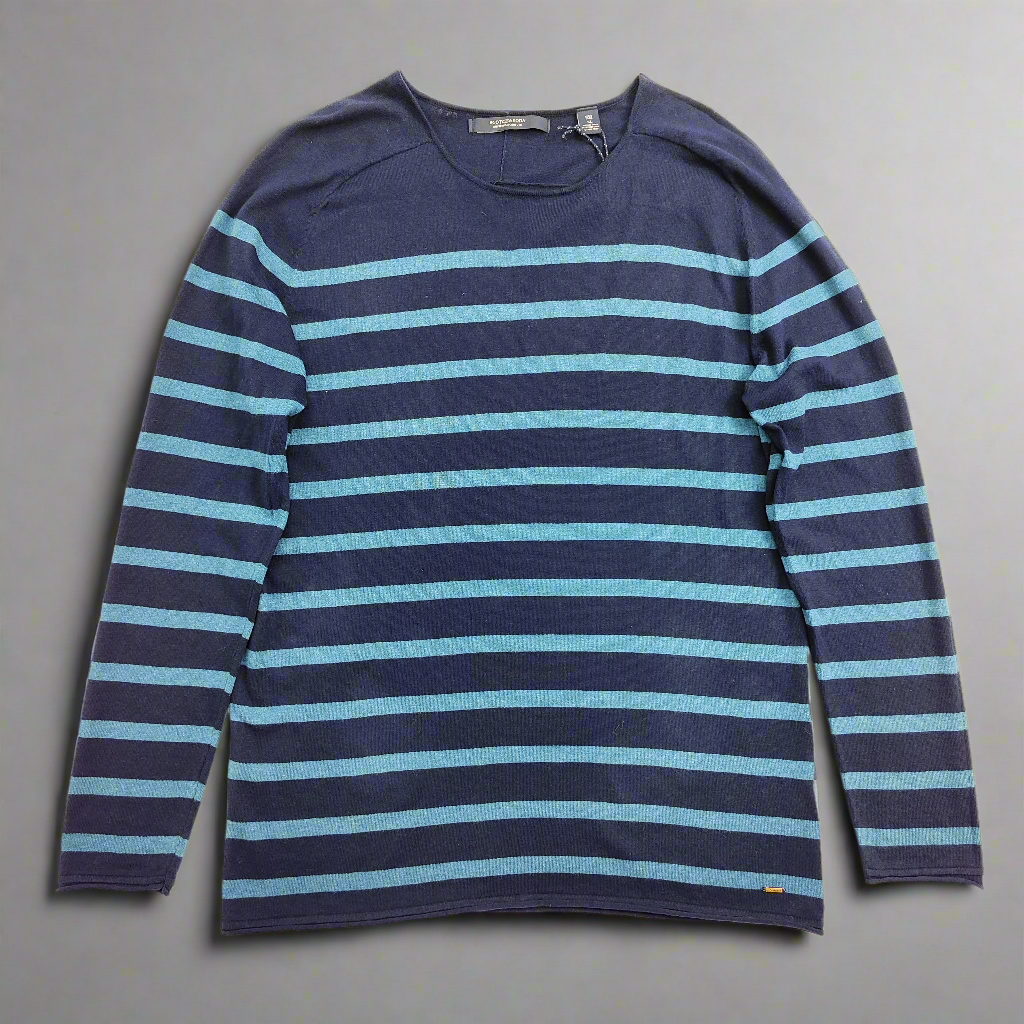 Пуловер с райета от кашмир и памук Scotch & Soda