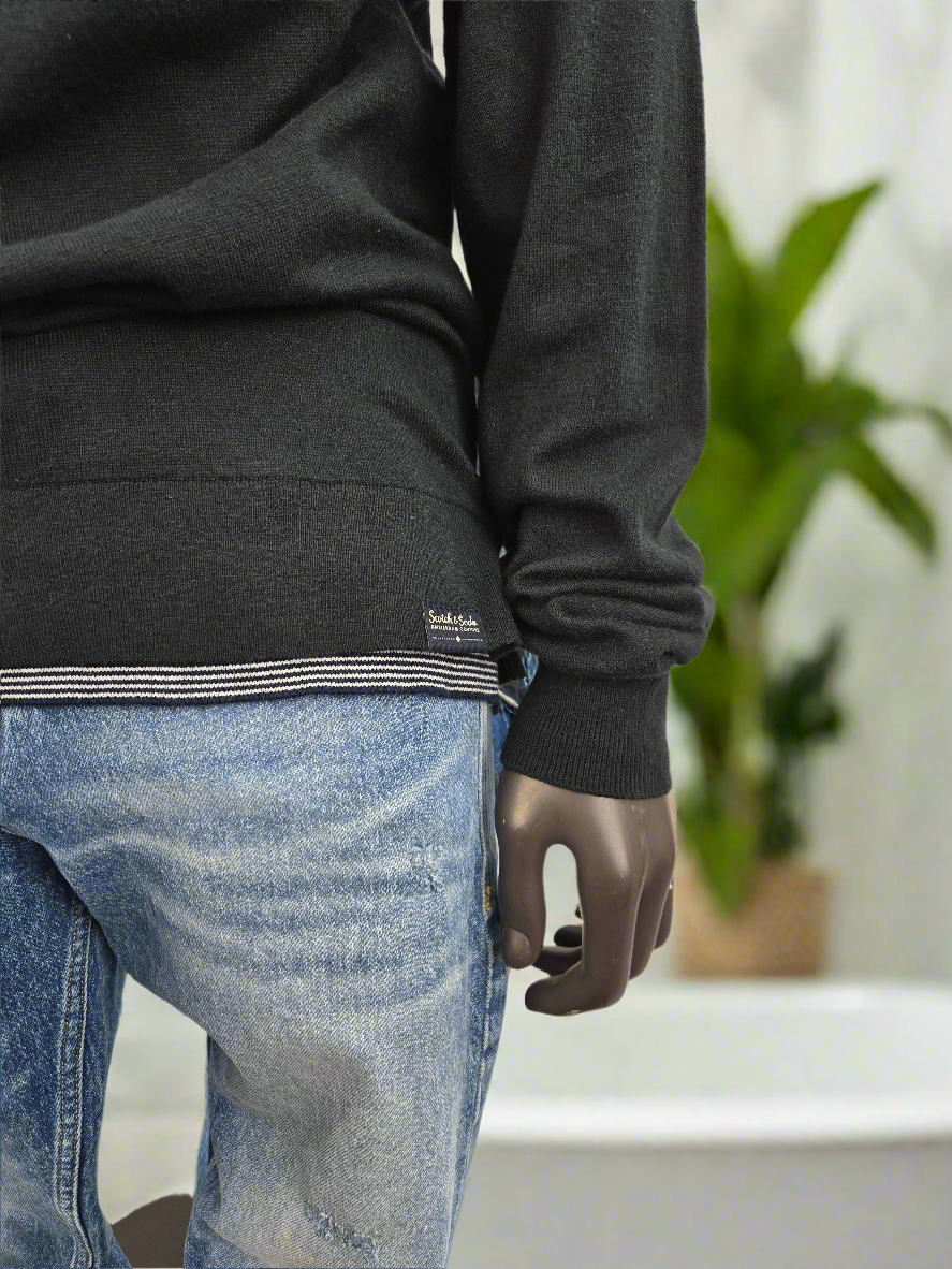 Мъжки пуловер Scotch Soda BLACK