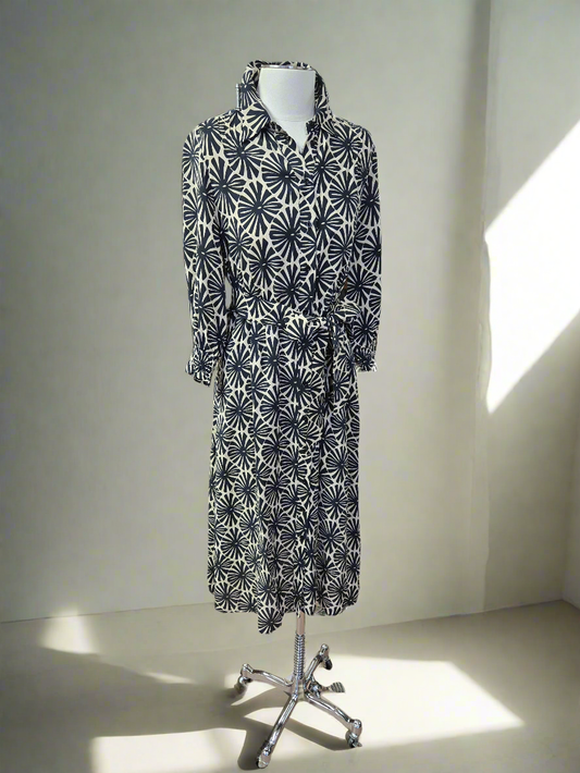 Рокля More@More Black Flowers