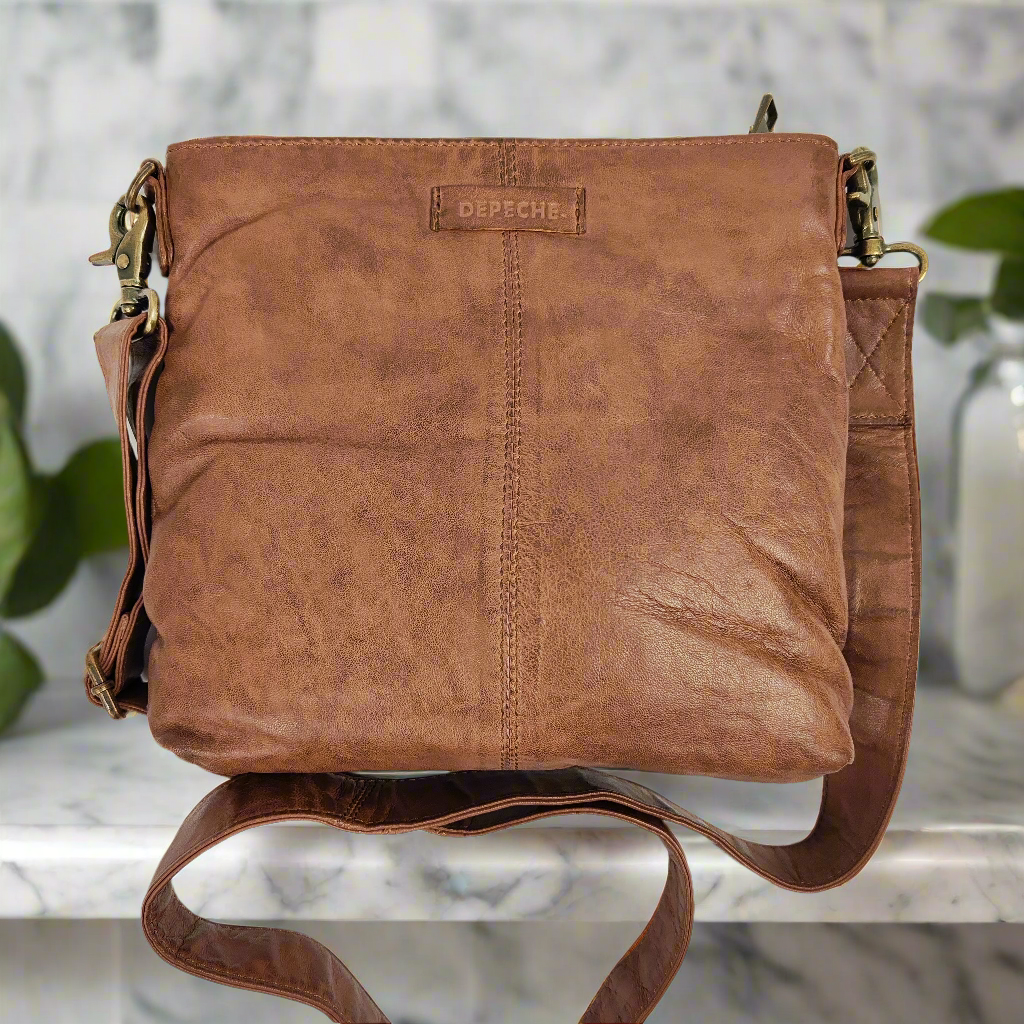 Кафява чанта Depeche