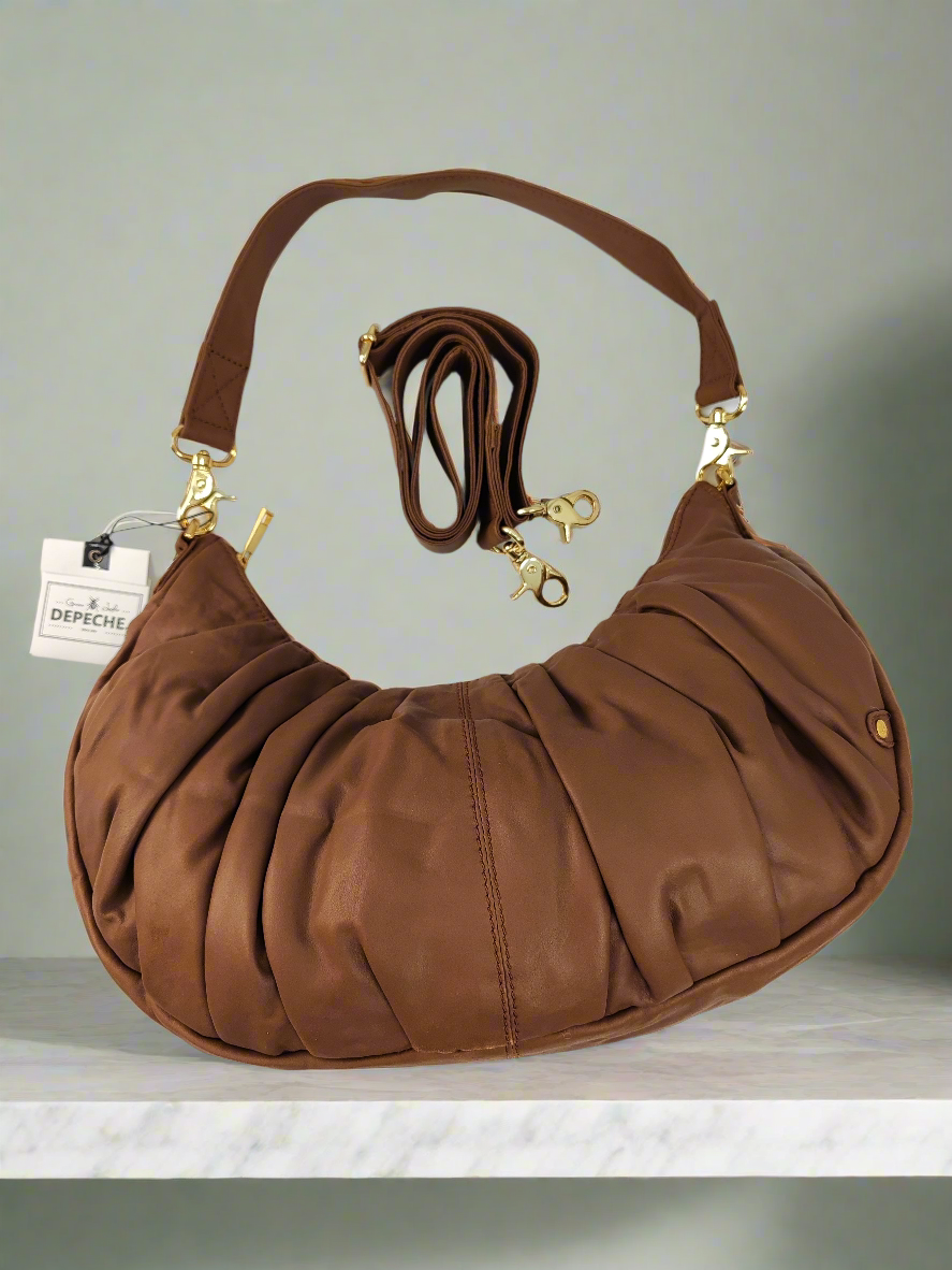 Чанта от естествена мека кожа DEPECHE