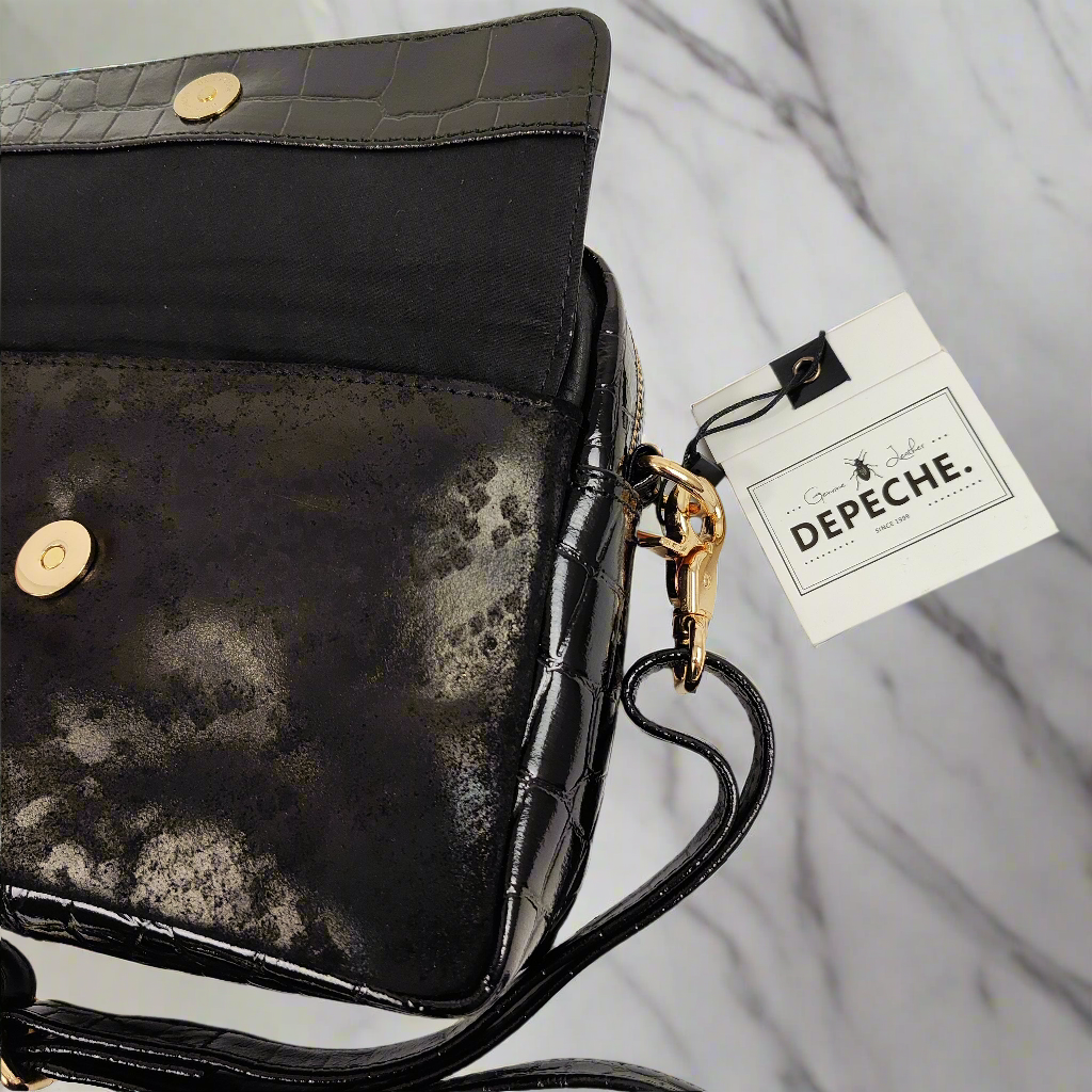 Кожена чанта Depeche