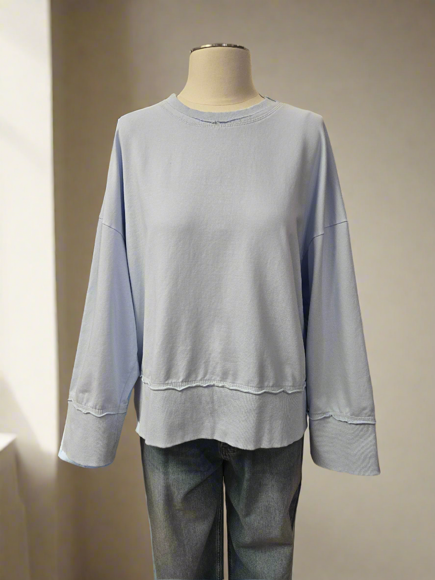 Памучна блуза Sky Blue sport