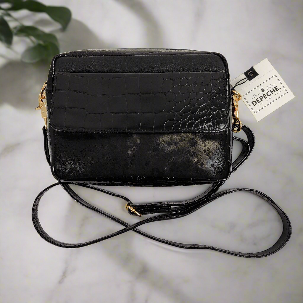 Кожена чанта Depeche