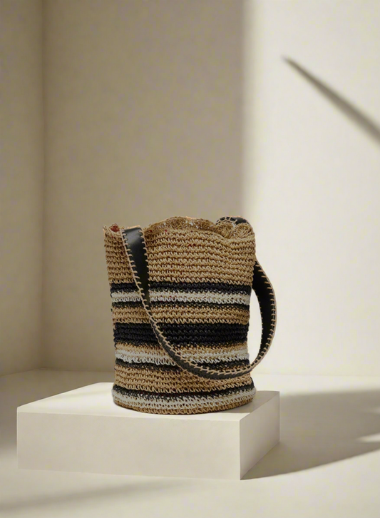 Дамска чанта от ратан MAX&CO