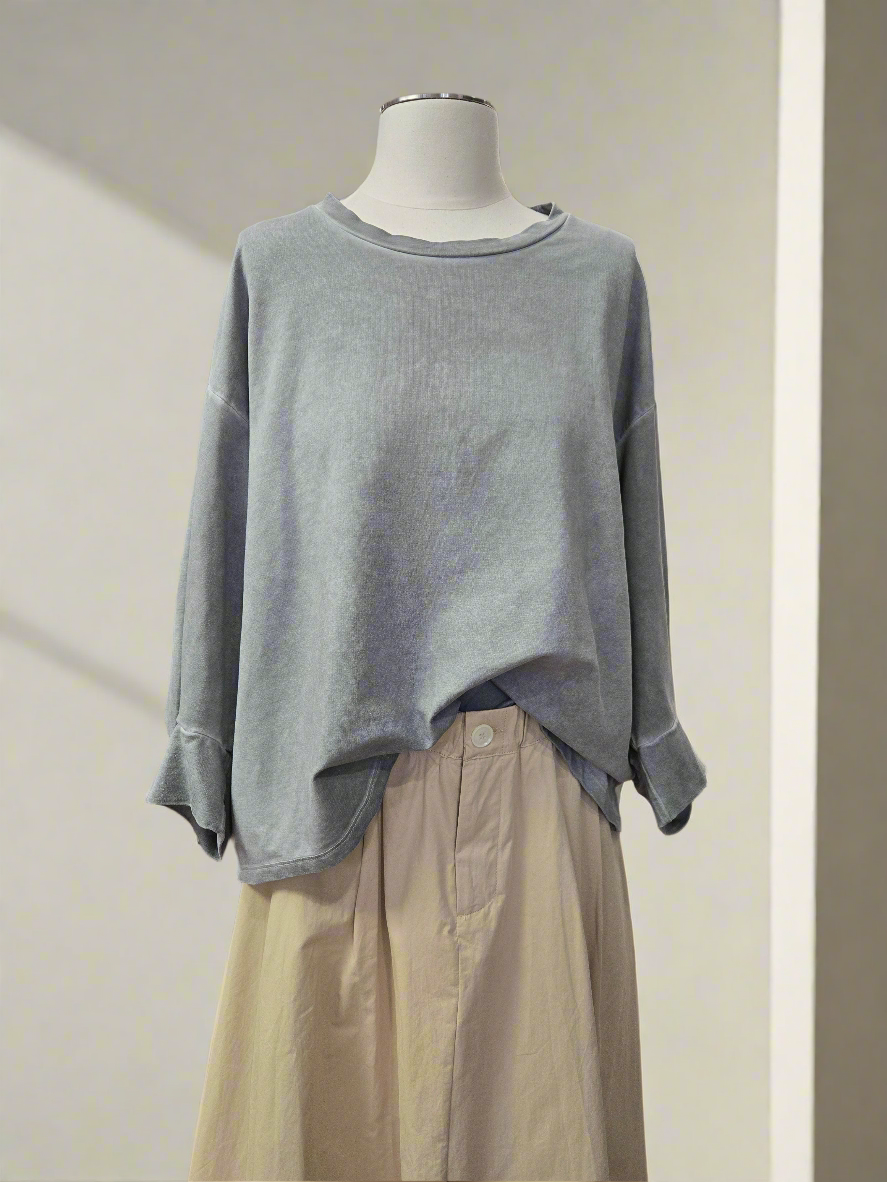 Памучна блуза Grey balloon