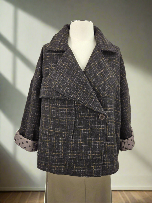 Късо палто Dots