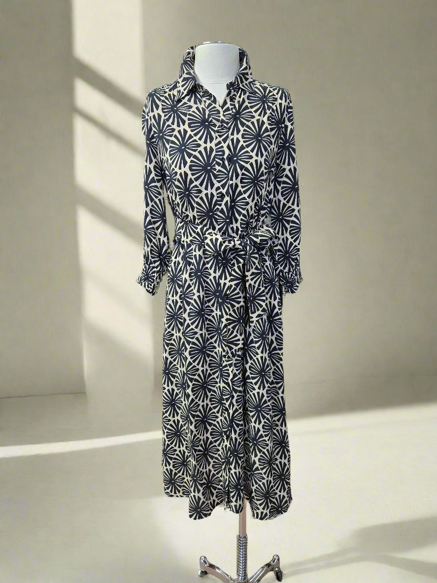 Рокля More@More Black Flowers