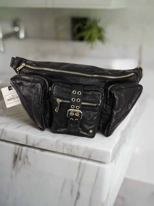 Кожена чанта DEPECHE Pokets