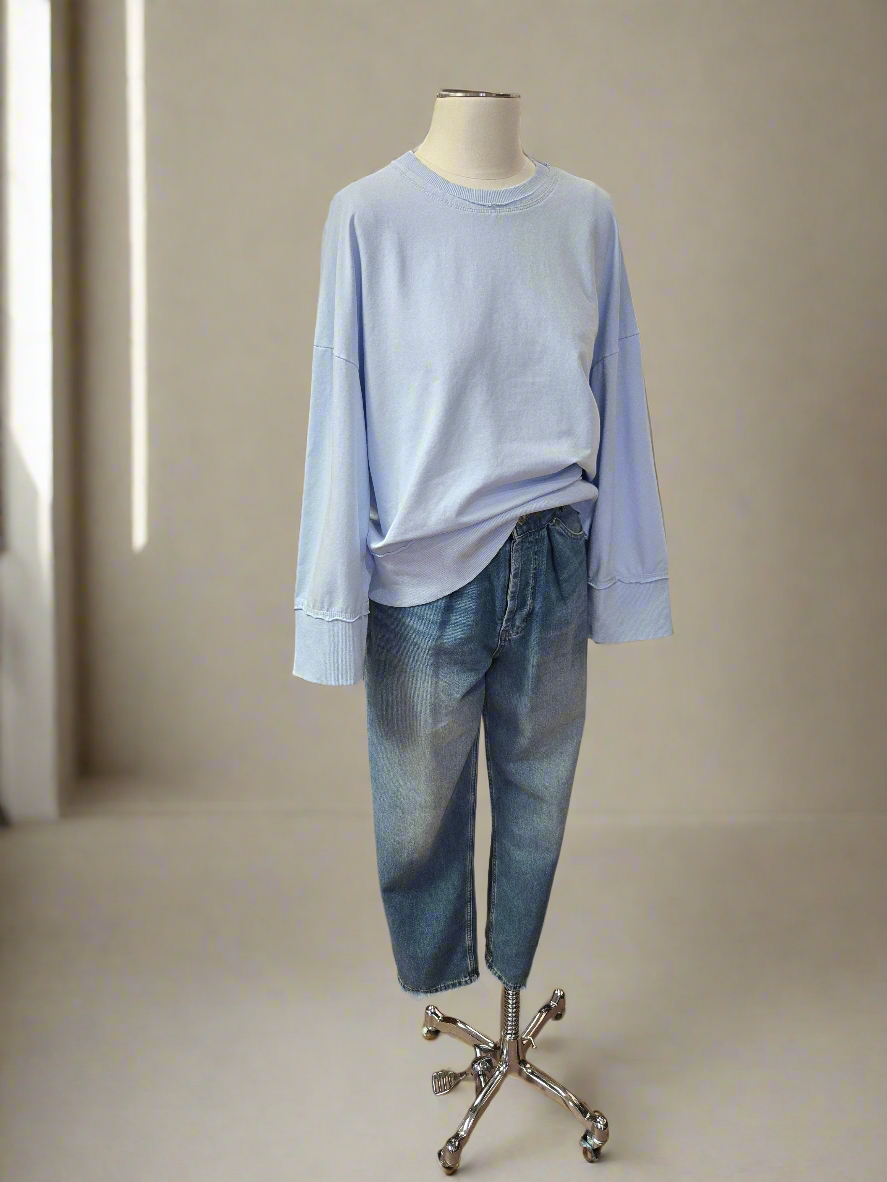 Памучна блуза Sky Blue sport