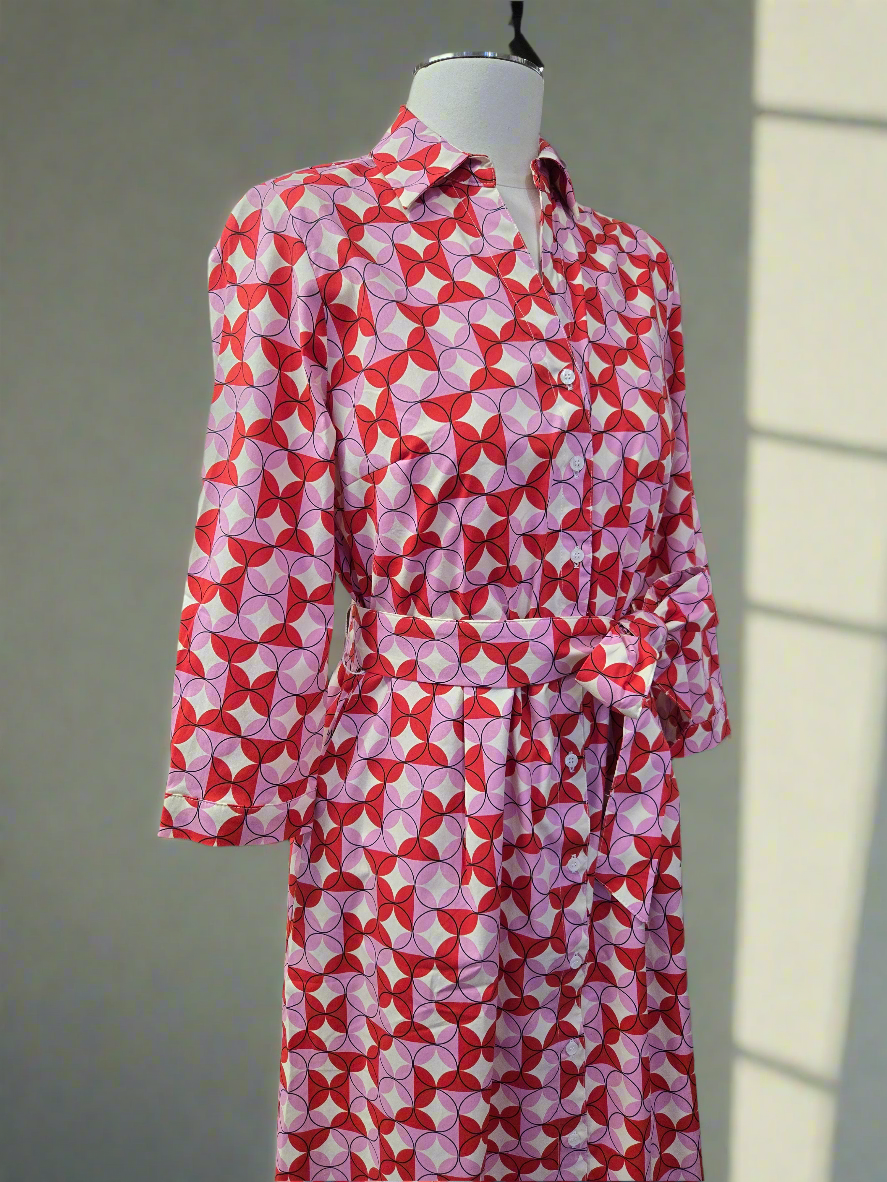 Рокля More@More Red Pink