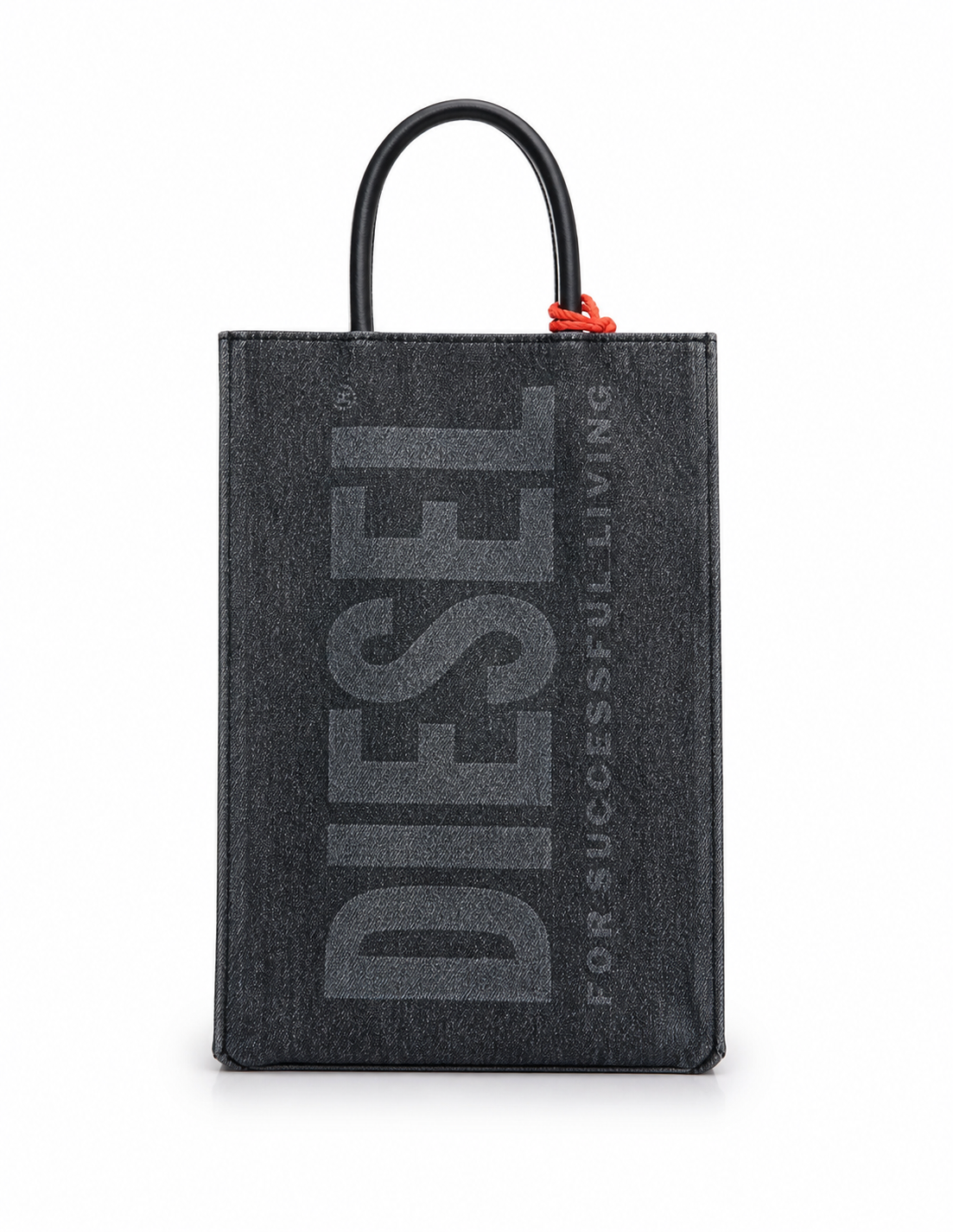 Дамска чанта DIESEL от деним с твърди дръжки
