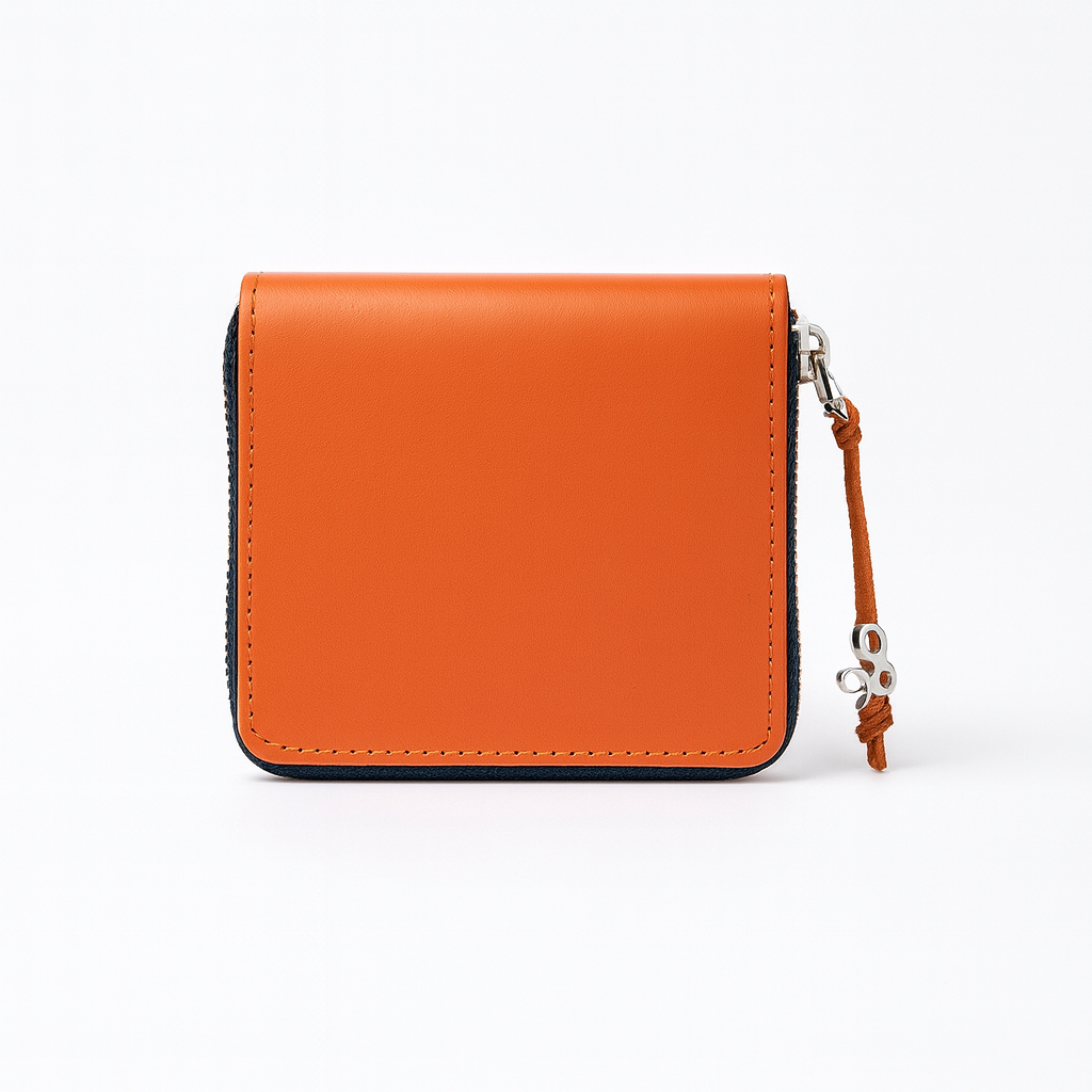 Кожен портфейл Scotch & Soda – оранжев