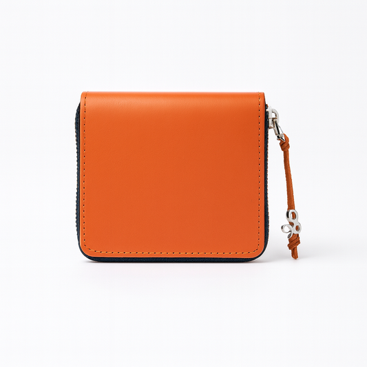 Кожен портфейл Scotch & Soda – оранжев