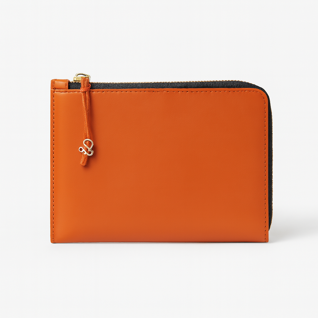 Голямо портмоне Scotch&Soda тип клъч от естествена кожа