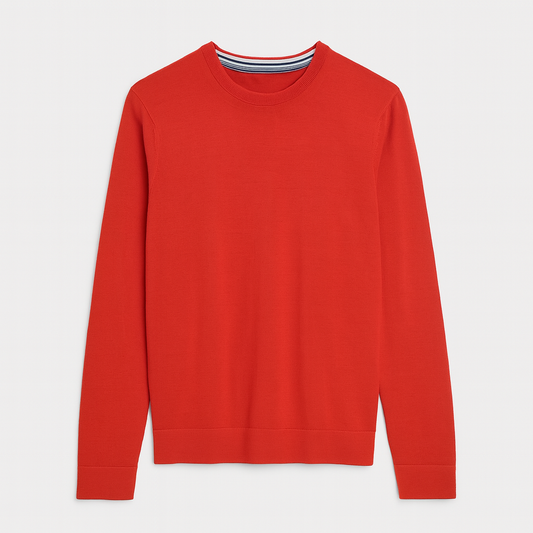 Мъжки пуловер Scotch & Soda в червен цвят