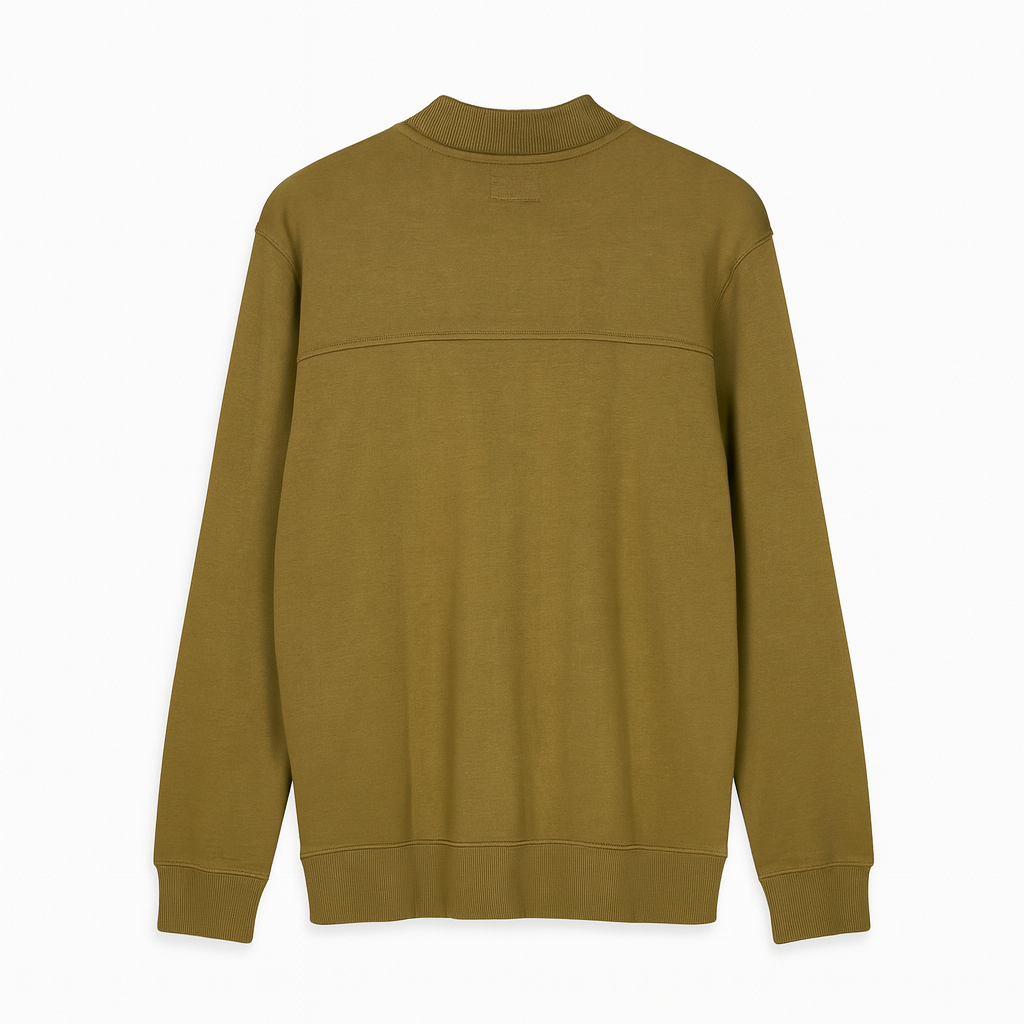 Scotch & Soda мъжки суичър в маслинено зелено