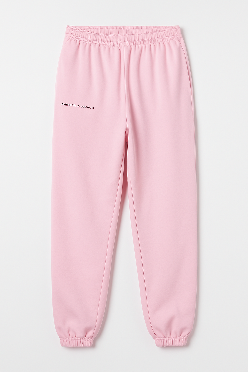 Розови спортни панталони Pangaia с графичен принт