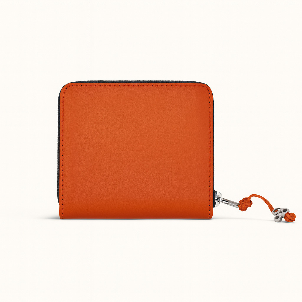 Кожен портфейл Scotch & Soda – оранжев