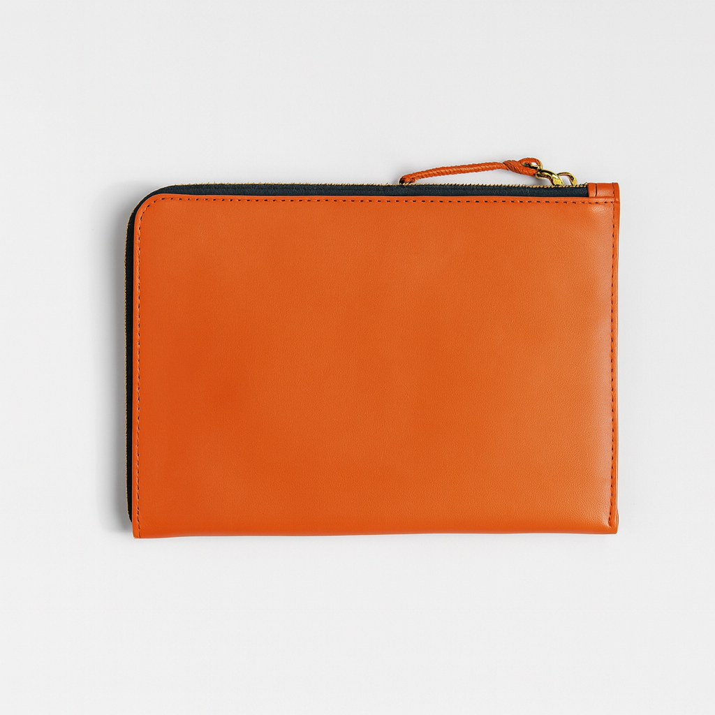 Голямо портмоне Scotch&Soda тип клъч от естествена кожа