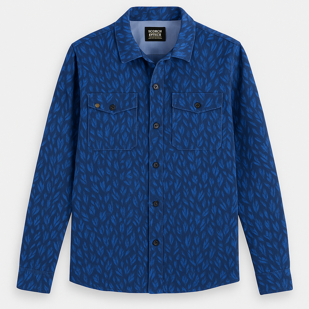 Scotch & Soda мъжка риза-яке от плътен деним