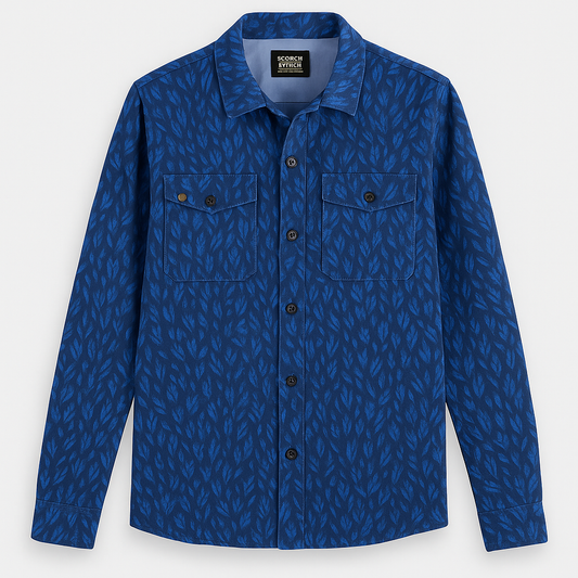 Scotch & Soda мъжка риза-яке от плътен деним