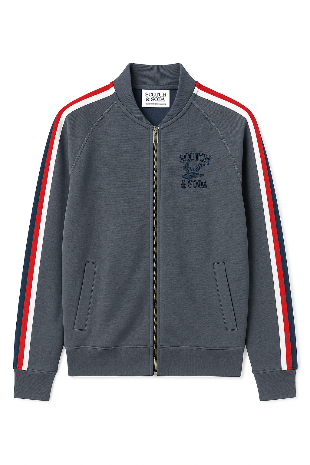 Scotch & Soda спортно яке с цип и кантове