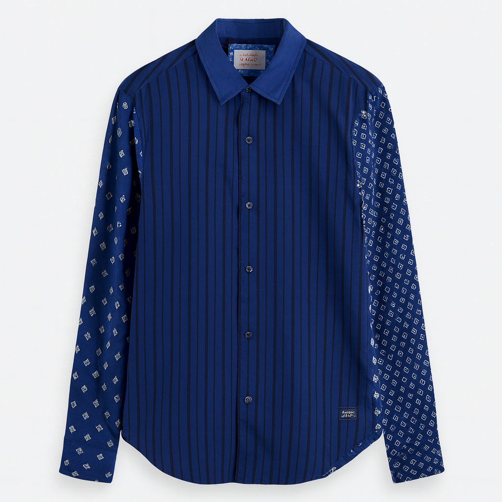 Мъжка риза Scotch & Soda с дълъг ръкав