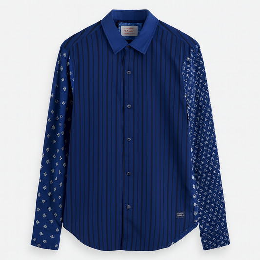 Мъжка риза Scotch & Soda с дълъг ръкав